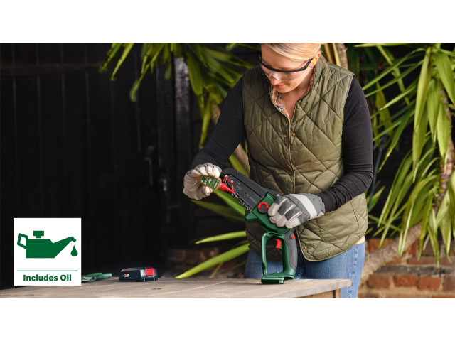 Akumulatorska verižna žaga Bosch EasyChain 18V-15-7, 06008B8901